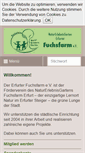 Mobile Screenshot of fuchsfarm-erfurt.de